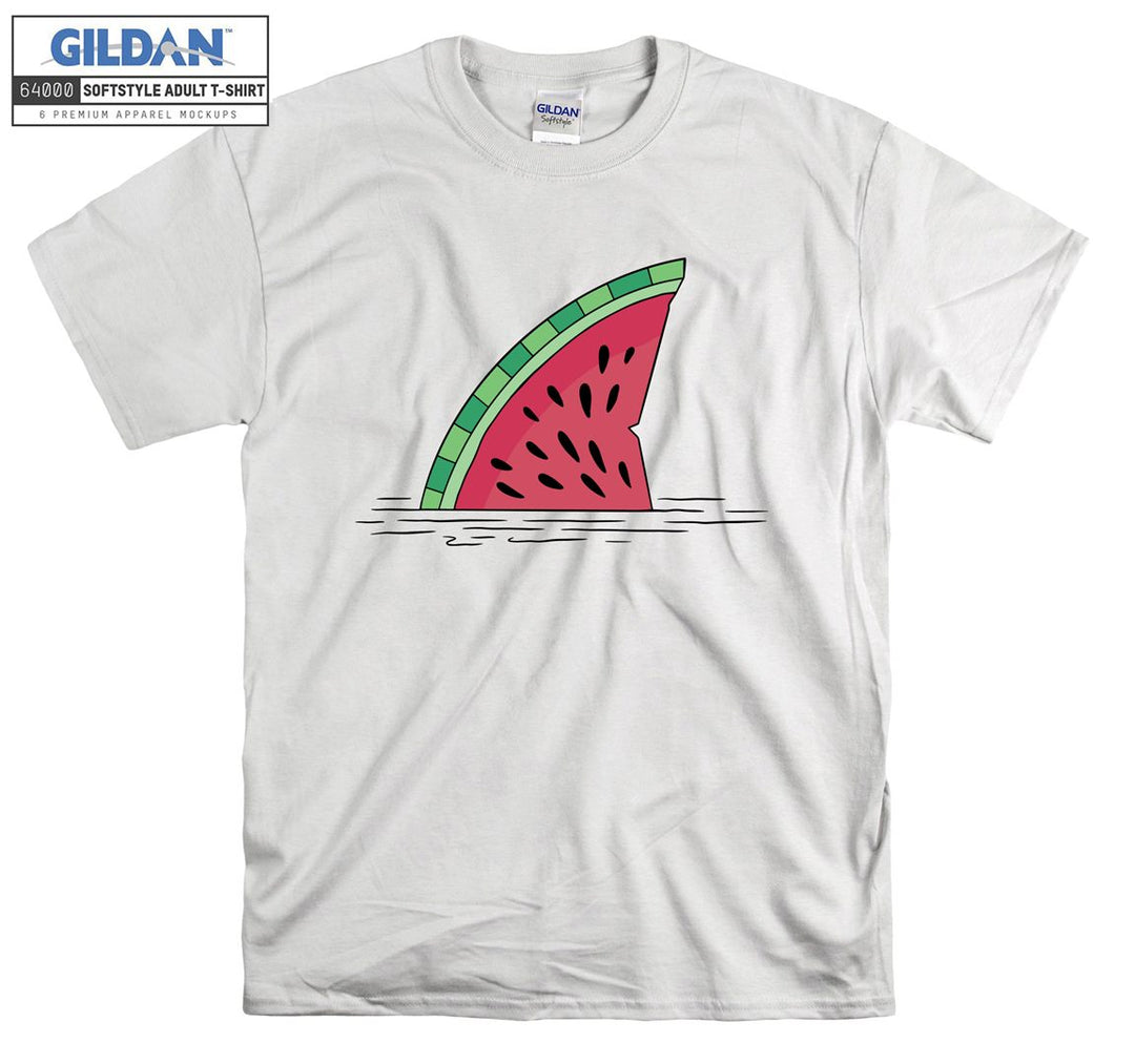 Funny cartoon watermelon figure T-shirt