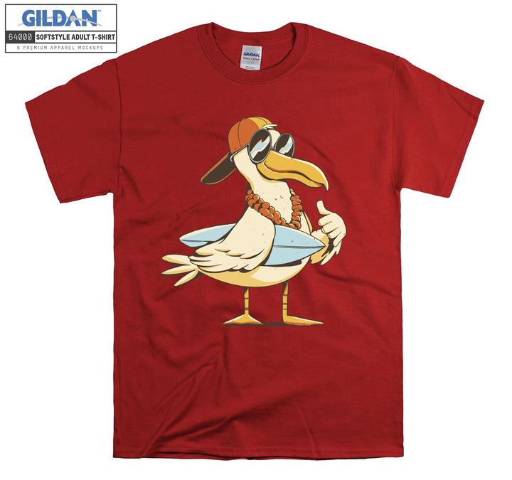 Cute Pelican Wearing Glasses T-shirt