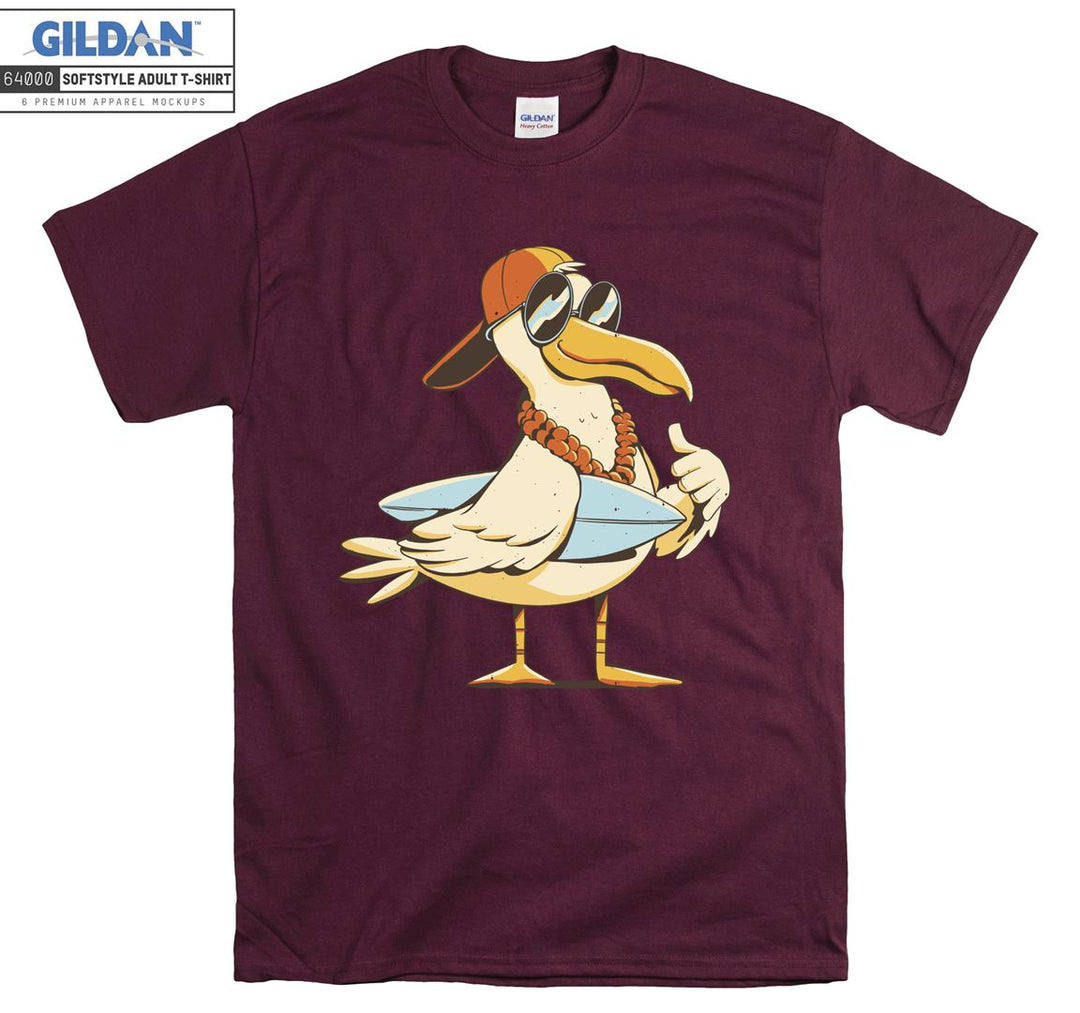 Cute Pelican Wearing Glasses T-shirt