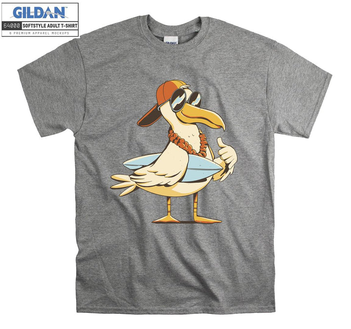 Cute Pelican Wearing Glasses T-shirt