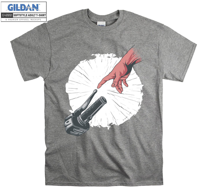 Creaton Of Man Adam Motobikers T-shirt