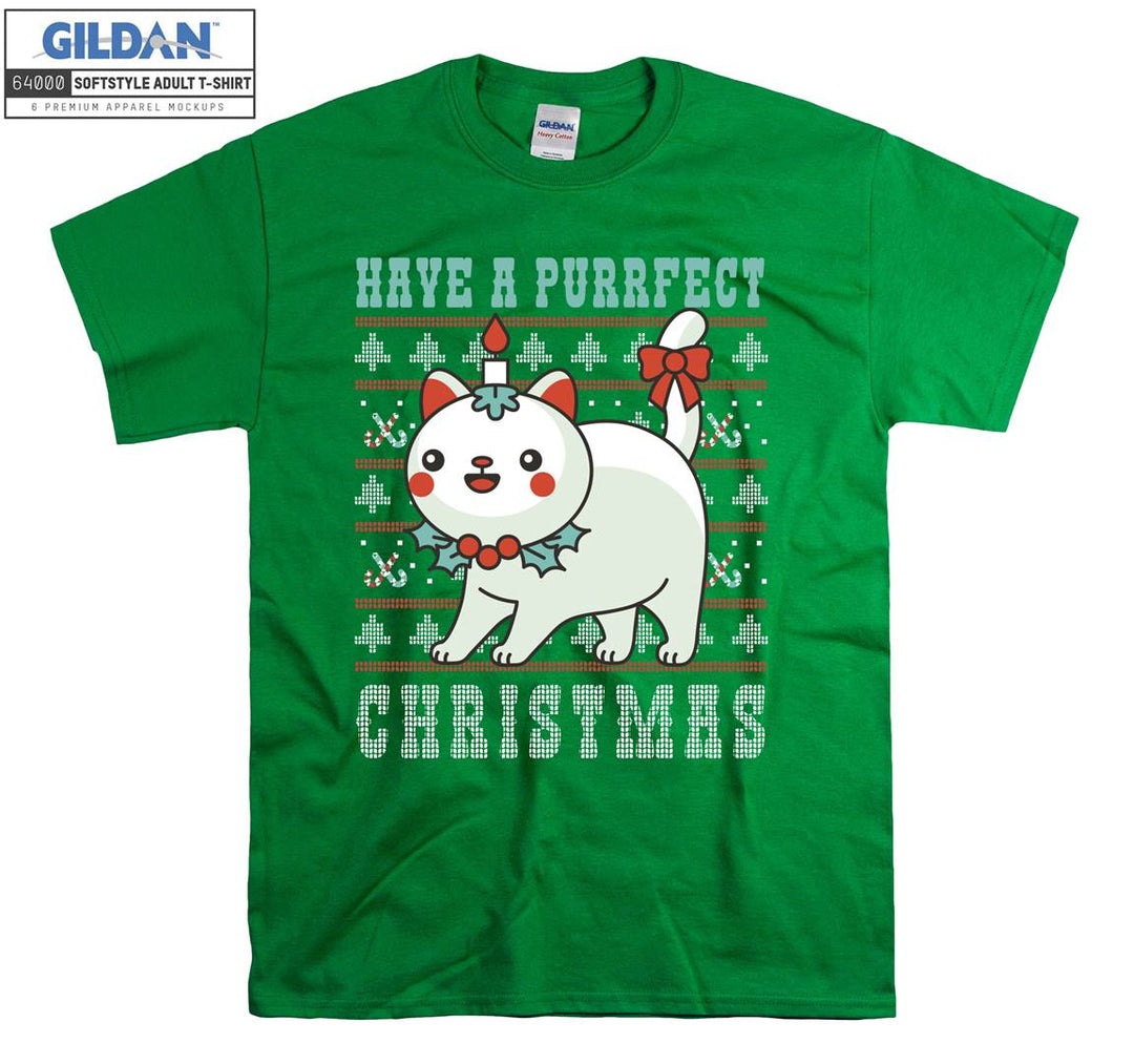 Have a Purfect Christmas Xmas T-shirt