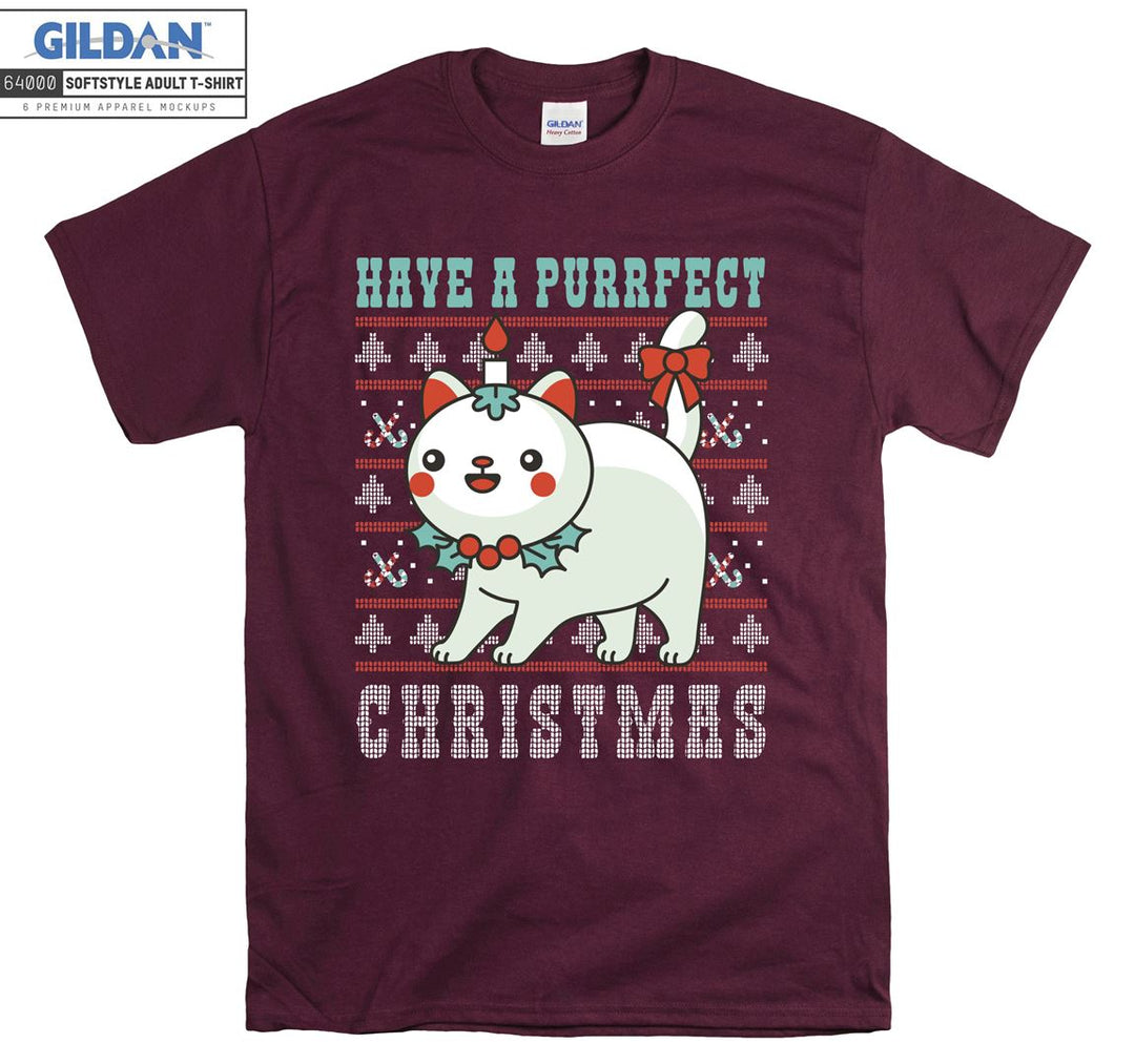 Have a Purfect Christmas Xmas T-shirt