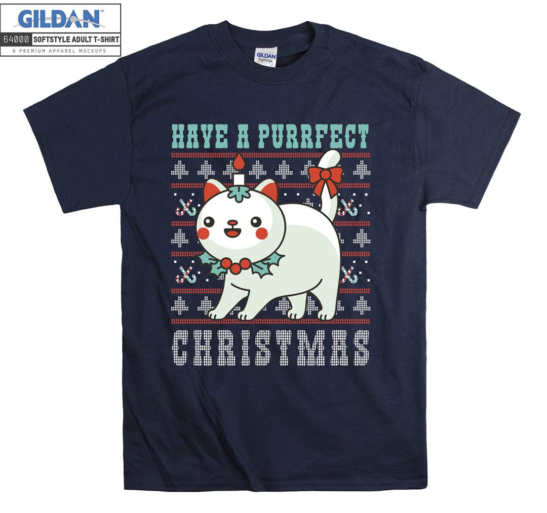 Have a Purfect Christmas Xmas T-shirt