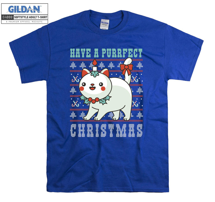 Have a Purfect Christmas Xmas T-shirt