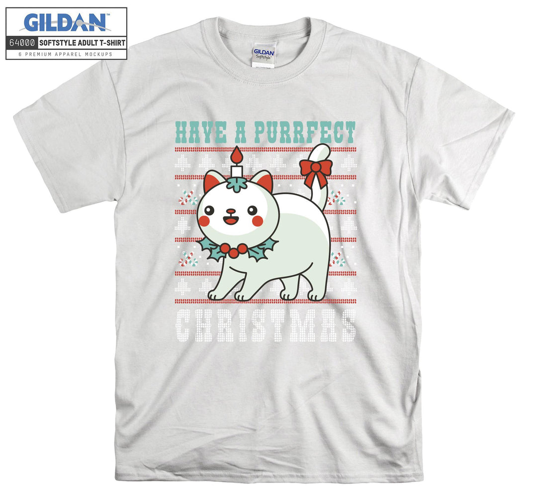 Have a Purfect Christmas Xmas T-shirt