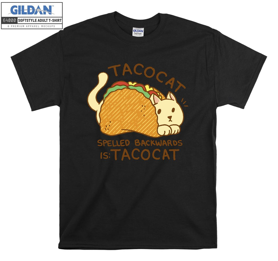 Spelled Backwards is Tacocat T-shirt