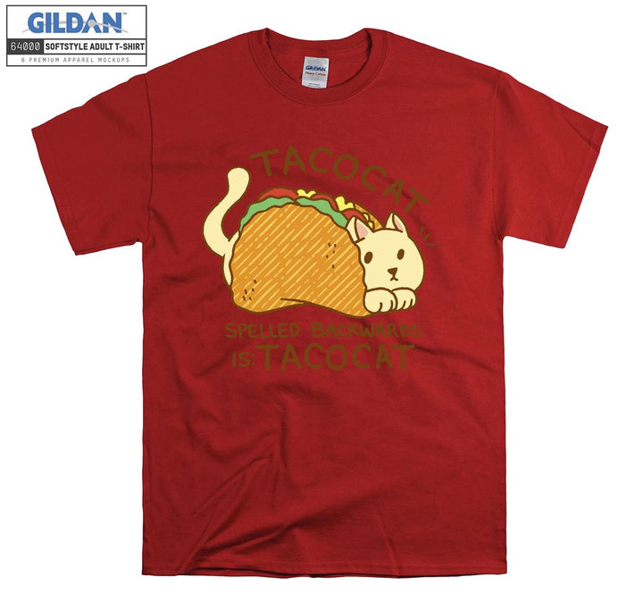 Spelled Backwards is Tacocat T-shirt