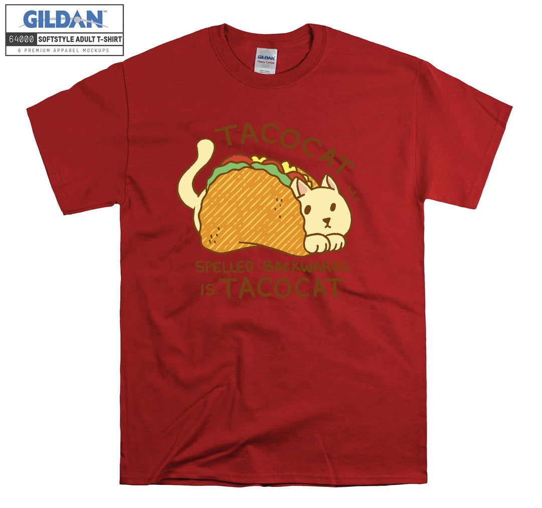 Spelled Backwards is Tacocat T-shirt