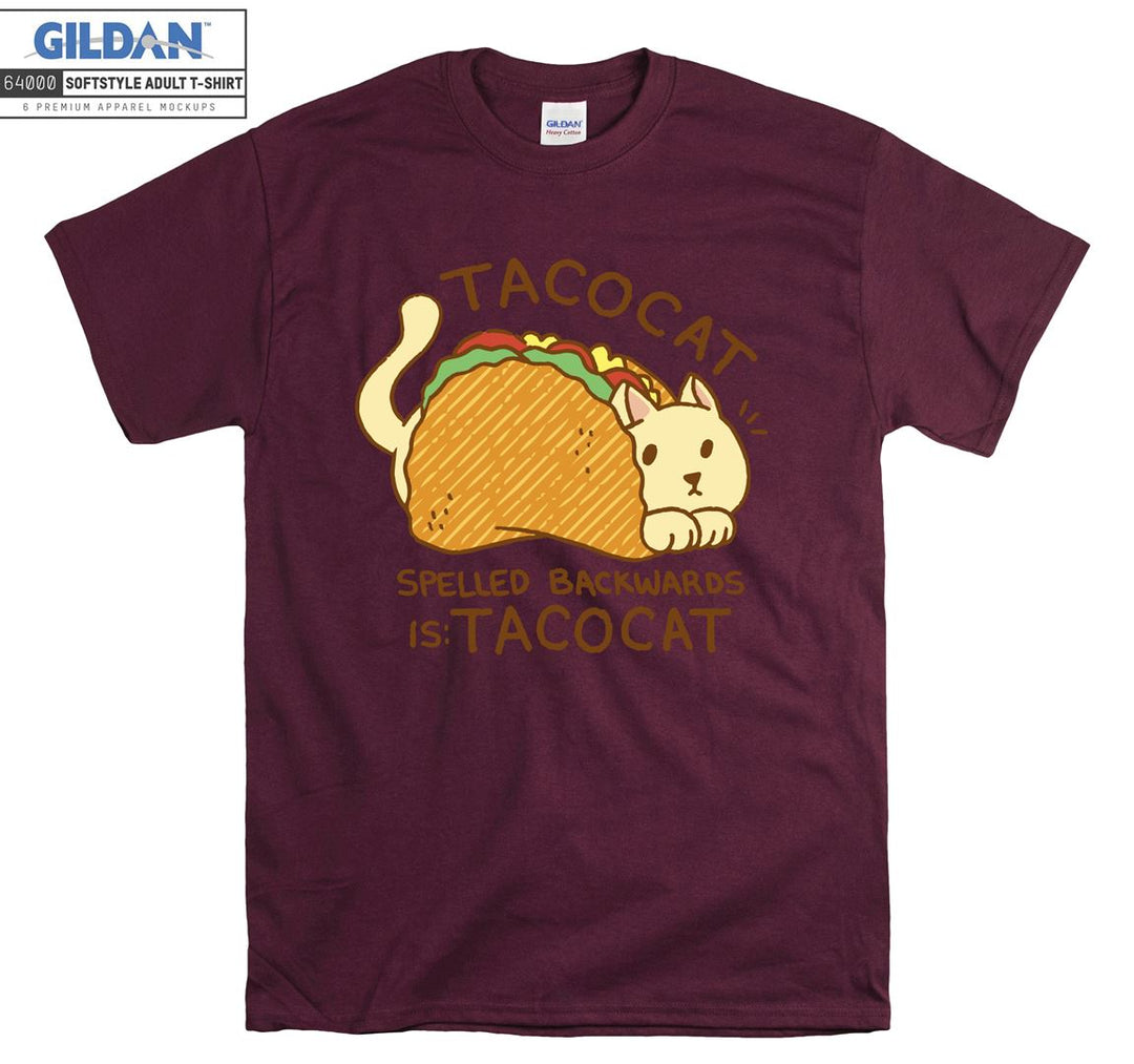 Spelled Backwards is Tacocat T-shirt