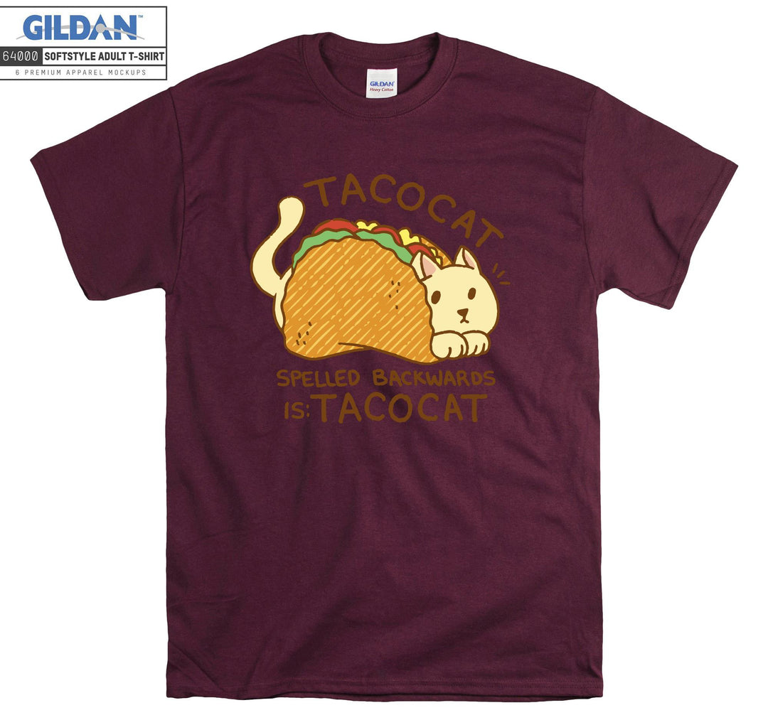 Spelled Backwards is Tacocat T-shirt