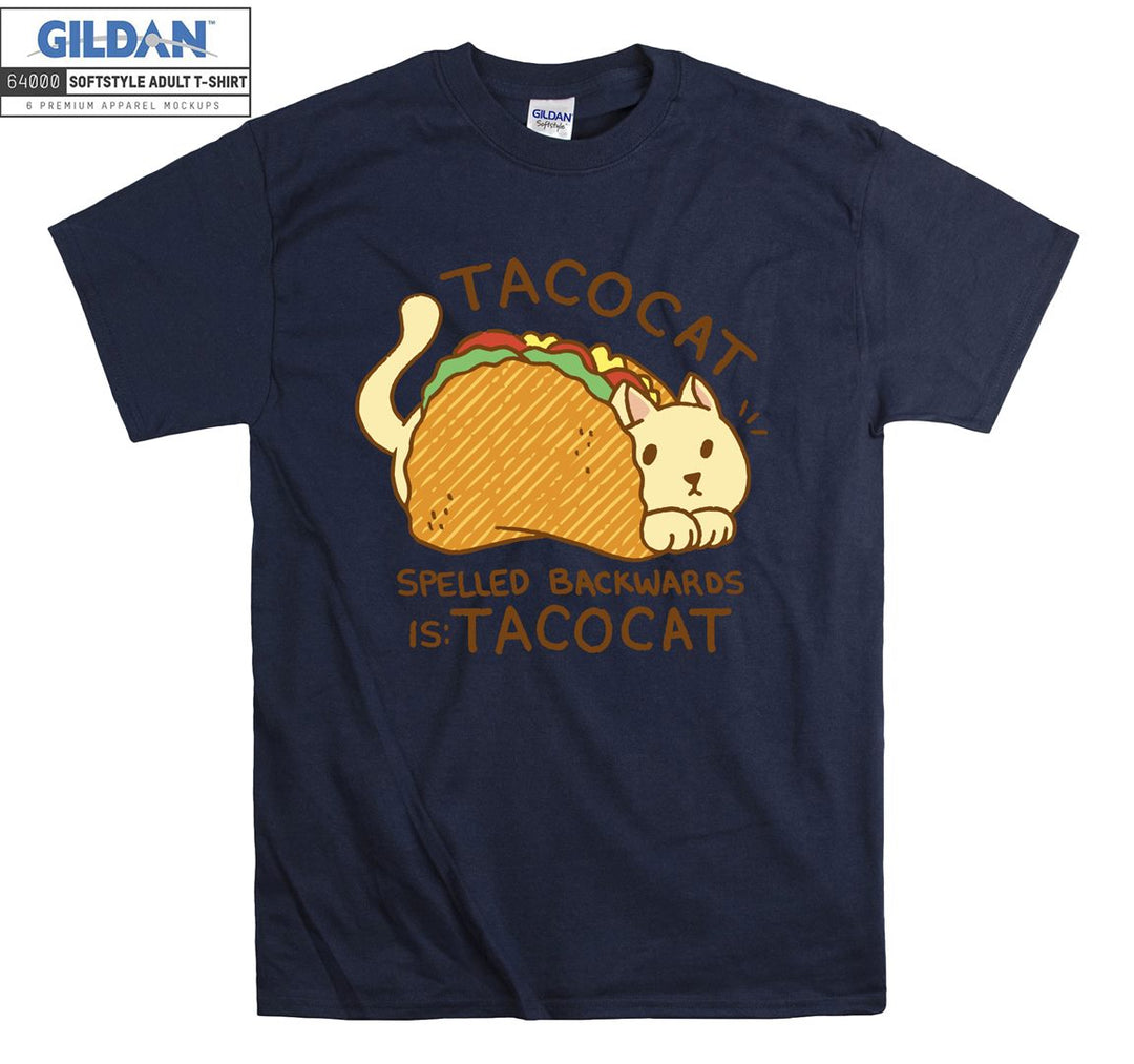 Spelled Backwards is Tacocat T-shirt