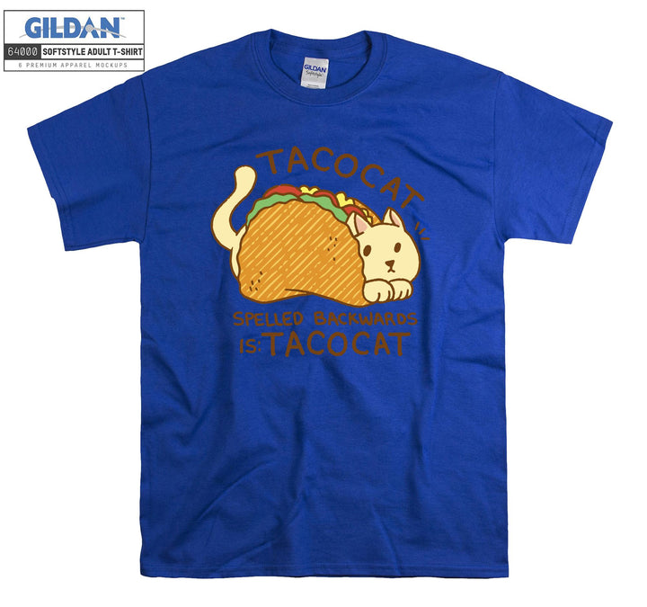 Spelled Backwards is Tacocat T-shirt