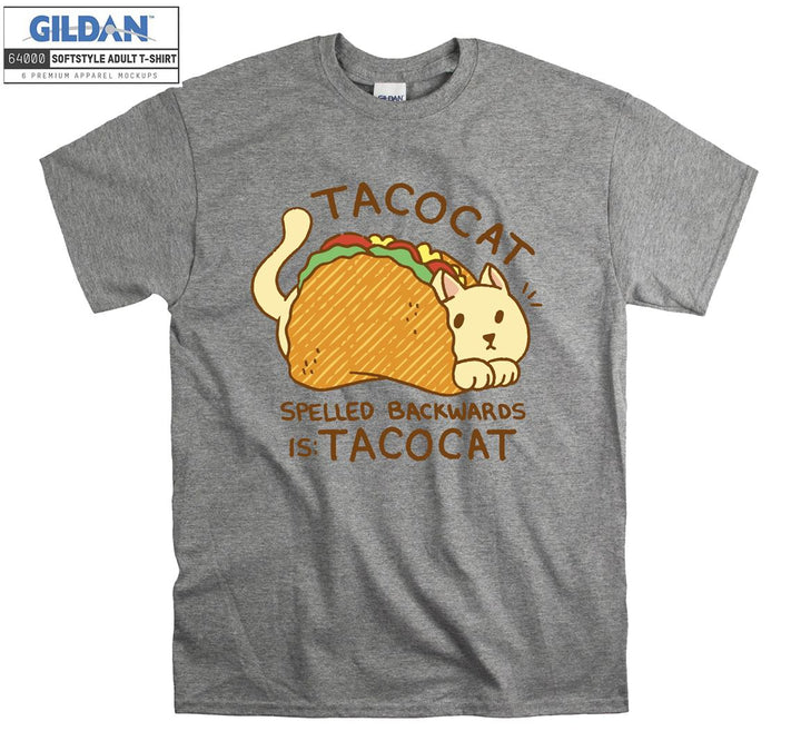 Spelled Backwards is Tacocat T-shirt