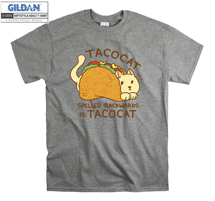 Spelled Backwards is Tacocat T-shirt
