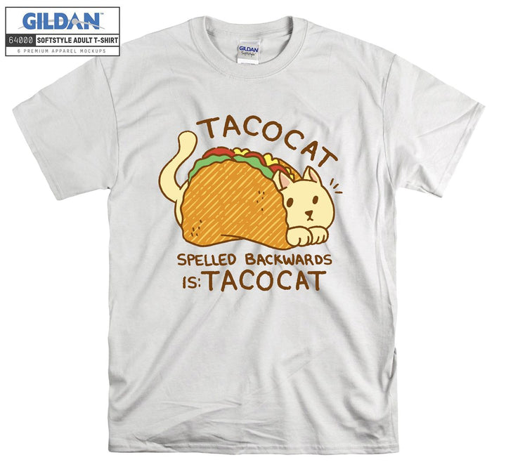 Spelled Backwards is Tacocat T-shirt