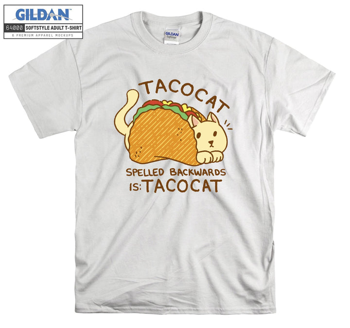 Spelled Backwards is Tacocat T-shirt