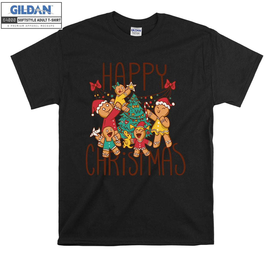 Happy Christmas Family Character  T-shirt