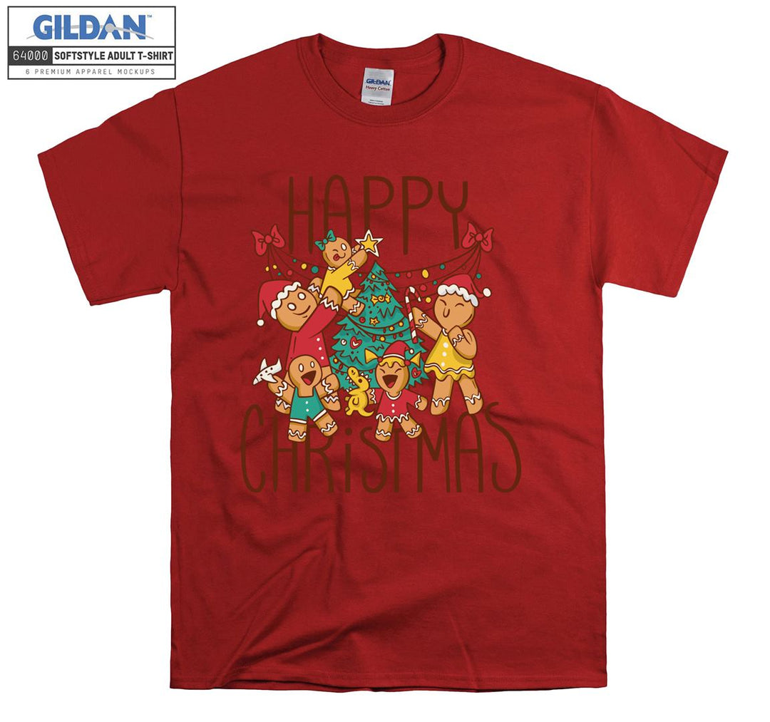 Happy Christmas Family Character  T-shirt