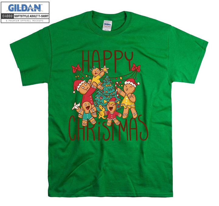 Happy Christmas Family Character  T-shirt