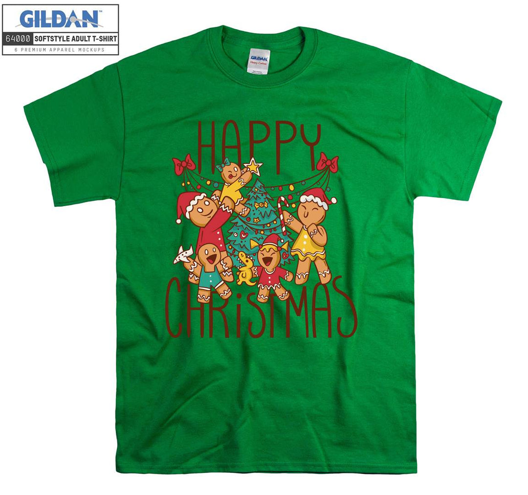 Happy Christmas Family Character  T-shirt