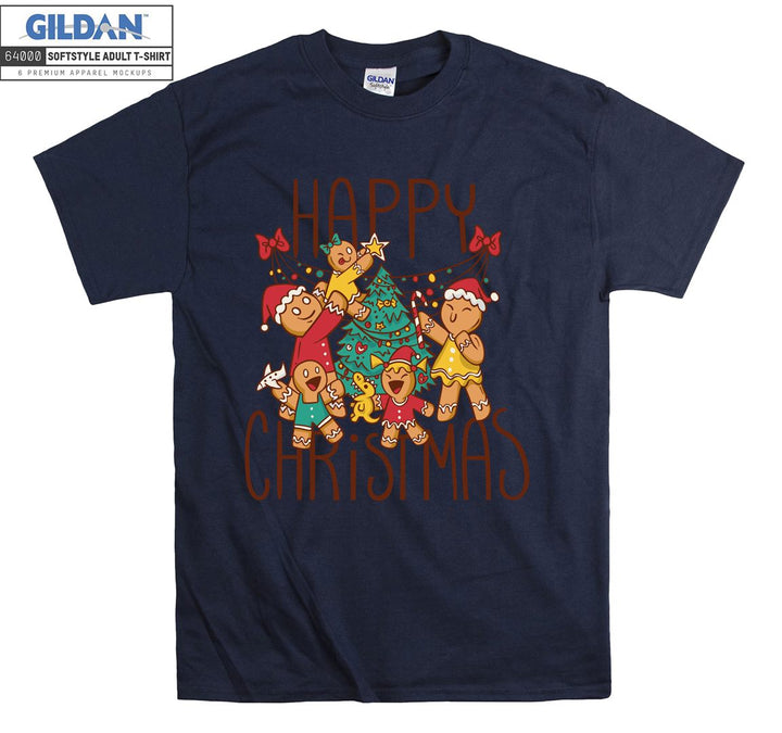 Happy Christmas Family Character  T-shirt