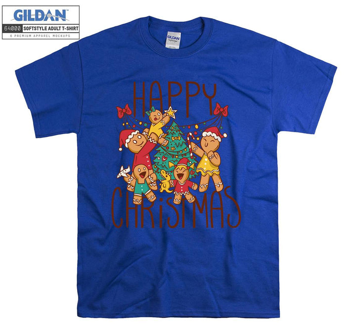 Happy Christmas Family Character  T-shirt