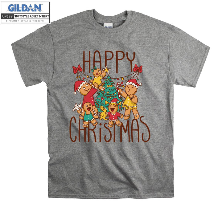 Happy Christmas Family Character  T-shirt