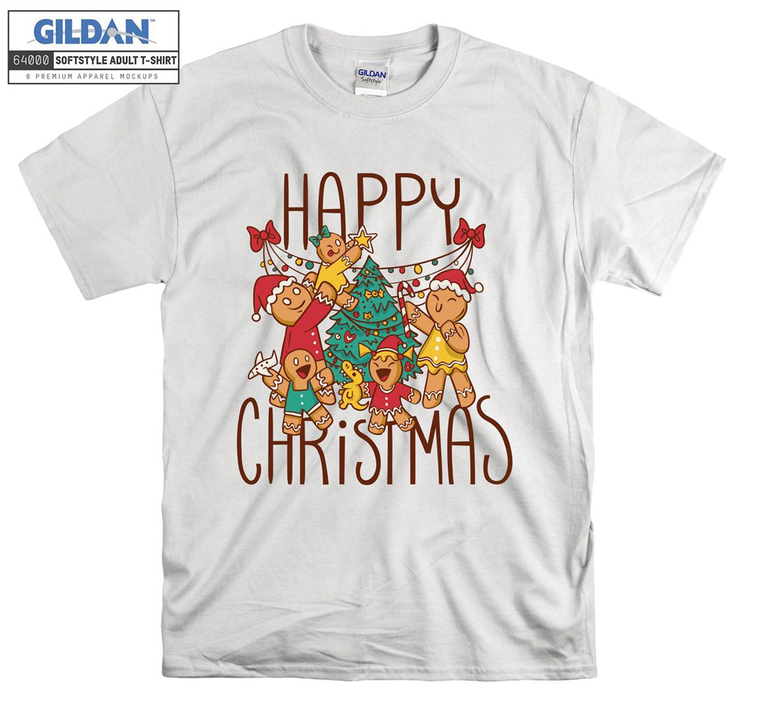 Happy Christmas Family Character  T-shirt