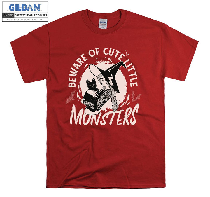 Beware Of Cute Little Monster Cat Lover T-shirt