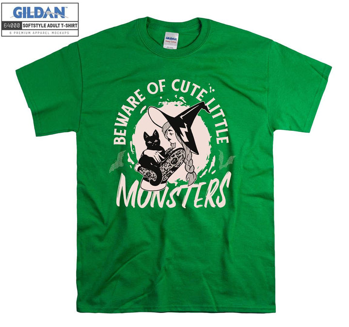 Beware Of Cute Little Monster Cat Lover T-shirt