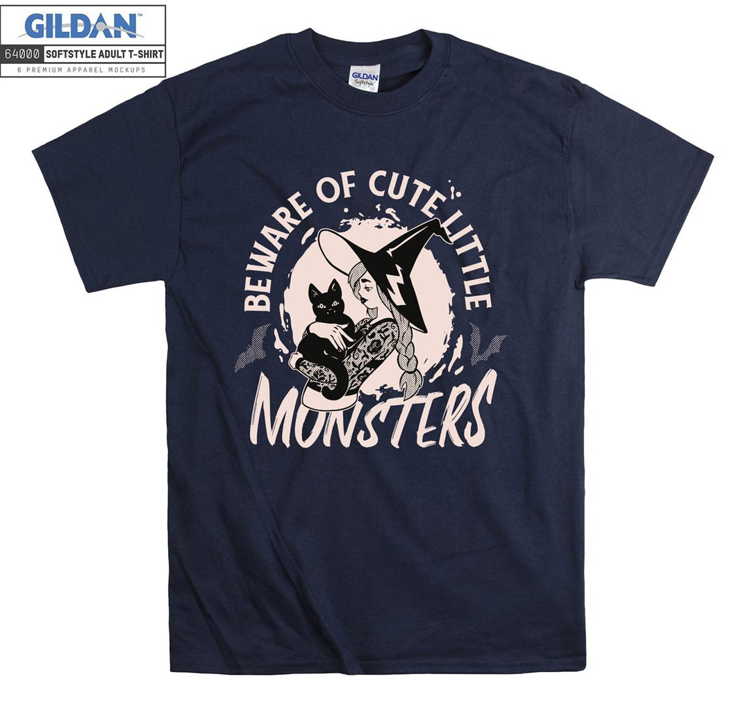 Beware Of Cute Little Monster Cat Lover T-shirt