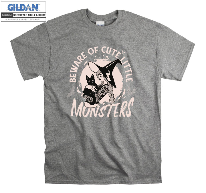 Beware Of Cute Little Monster Cat Lover T-shirt