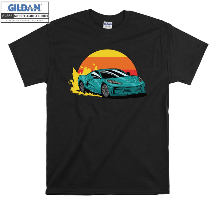 Cool Super Car Figure T-shirt