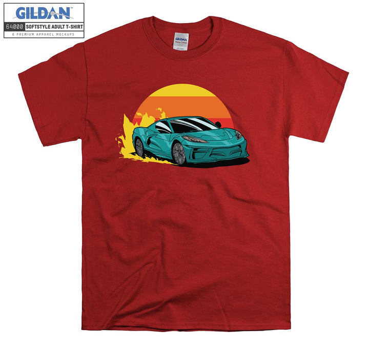 Cool Super Car Figure T-shirt