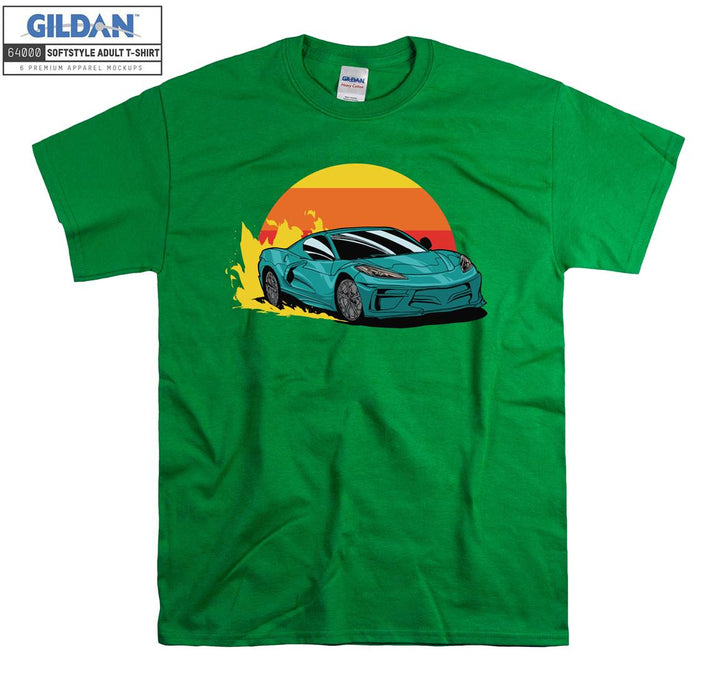 Cool Super Car Figure T-shirt