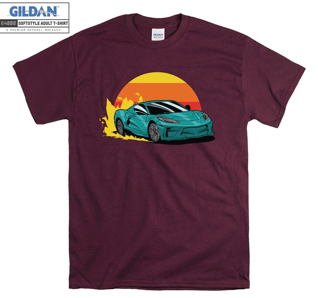 Cool Super Car Figure T-shirt