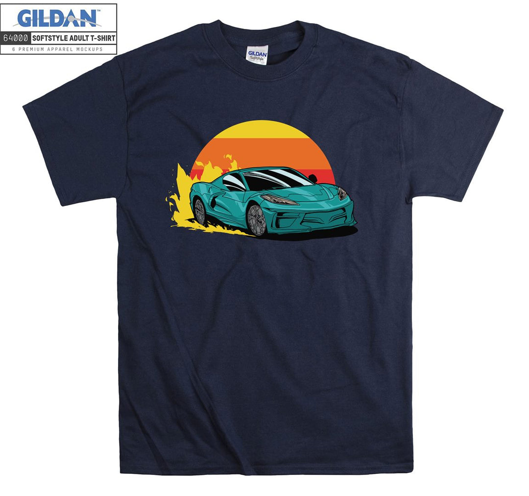 Cool Super Car Figure T-shirt