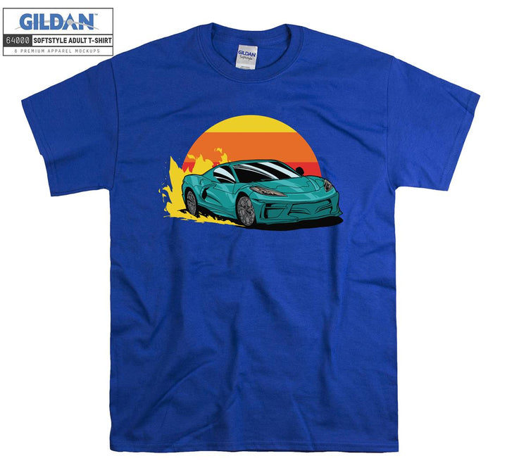 Cool Super Car Figure T-shirt