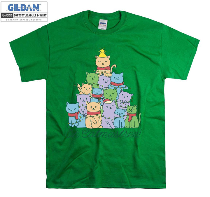 Catmastree Christmas Tree figure T-shirt