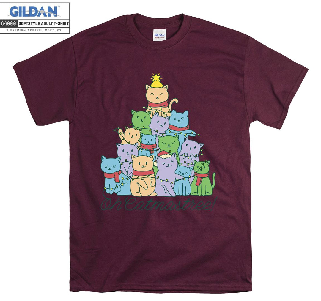 Catmastree Christmas Tree figure T-shirt