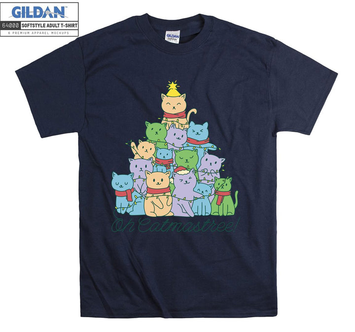 Catmastree Christmas Tree figure T-shirt