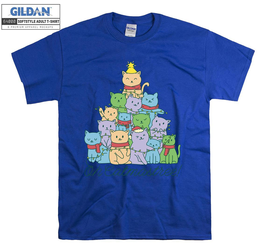 Catmastree Christmas Tree figure T-shirt