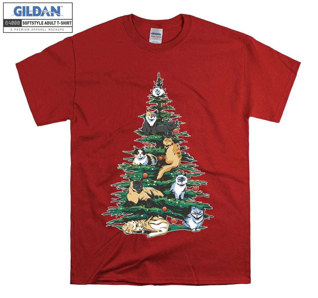 Christmas Tree Cats T-shirt