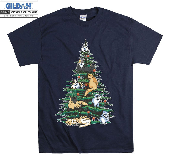 Christmas Tree Cats T-shirt