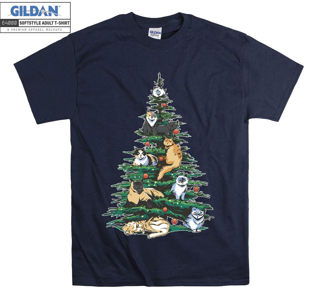 Christmas Tree Cats T-shirt