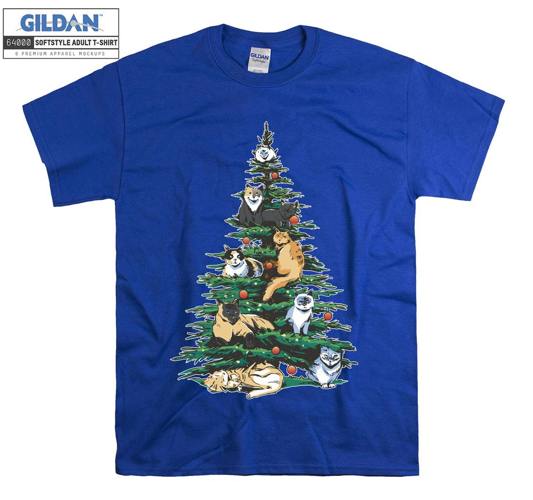 Christmas Tree Cats T-shirt