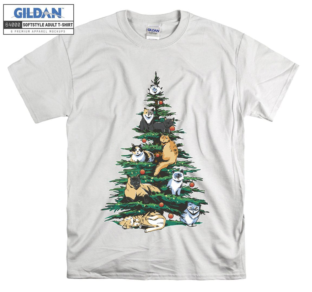 Christmas Tree Cats T-shirt