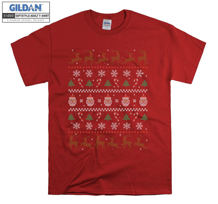 Christmas Funny Figure Noel Faces T-shirt