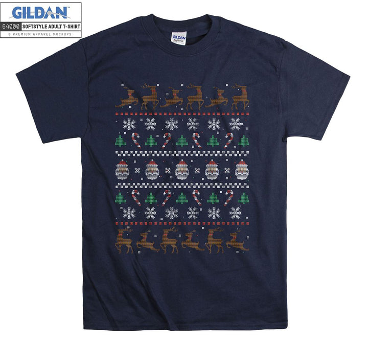 Christmas Funny Figure Noel Faces T-shirt